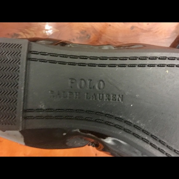 Polo Ralph Lauren Children’s Black Patent Shoe. - Picture 2 of 2